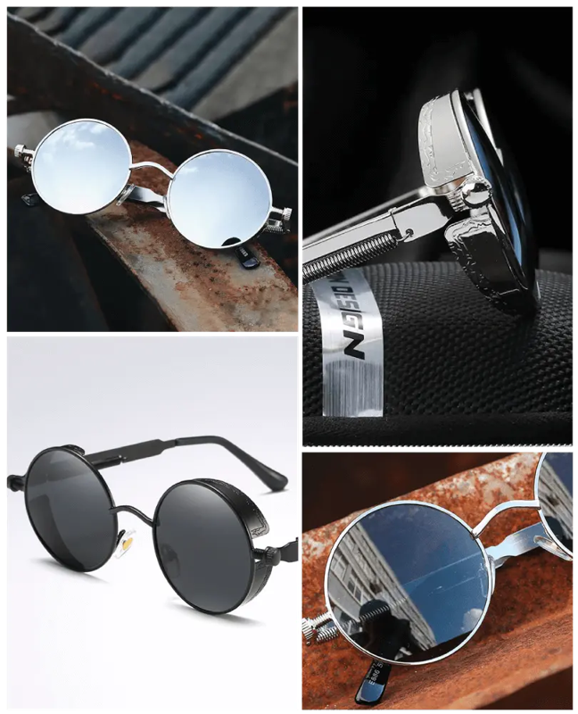 GAFAS REDONDAS DE LUJO - 50% DESCUENTO