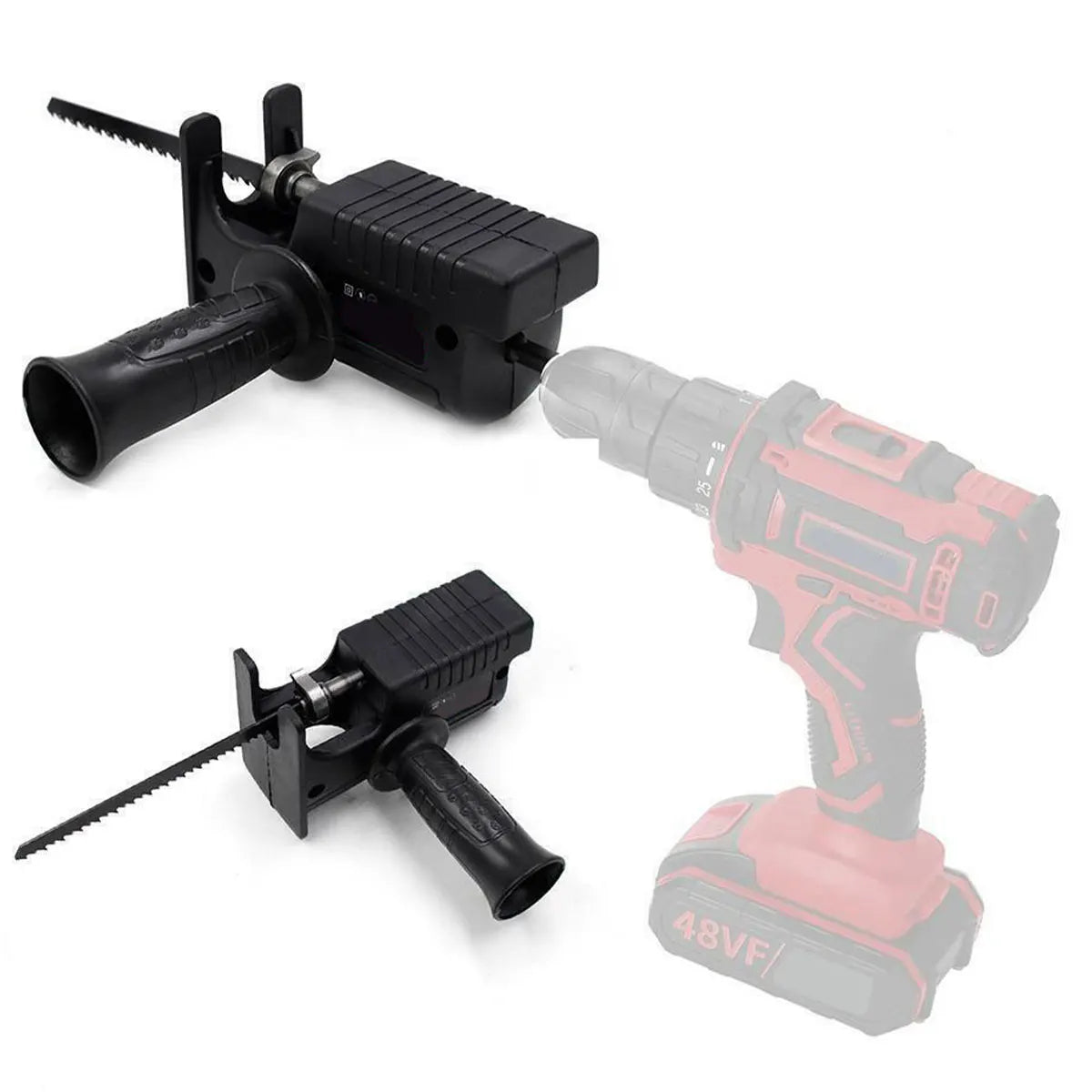 Adaptador Sierra Para Taladro + 3 CUCHILLAS - 50% DESCUENTO