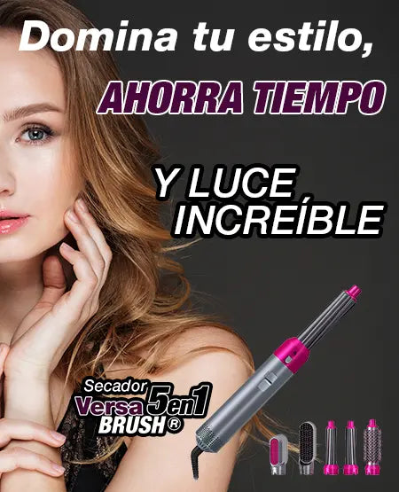 Cepillo secador 5 en 1 - 50% DE DESCUENTO