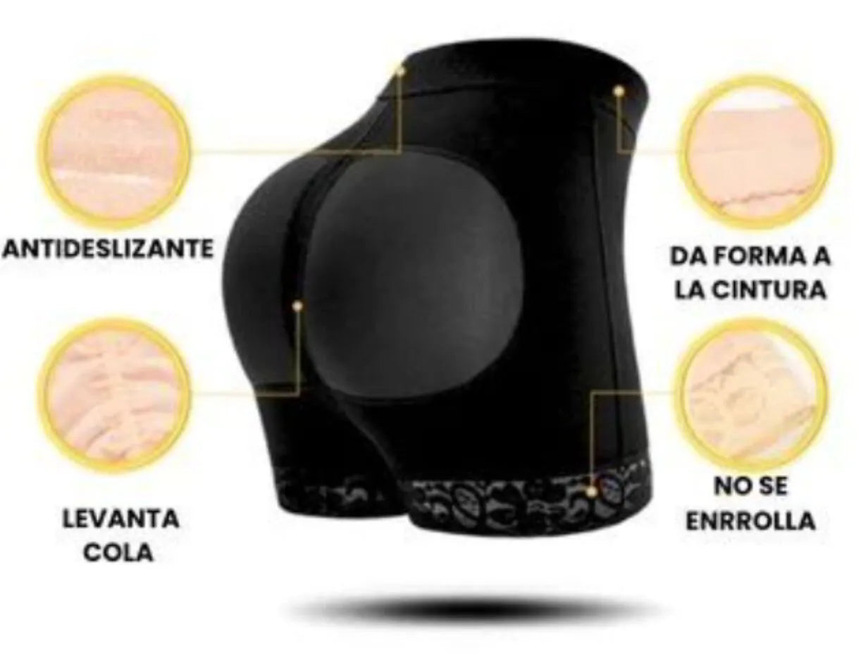 SHORT FAJA TIRO ALTO CON CREMALLERA - ALTA COMPRESION Y CALIDAD - 50% DESCUENTO