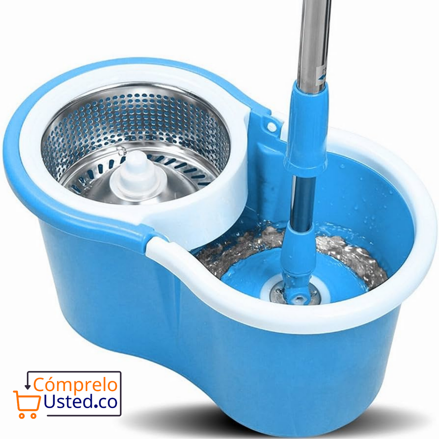 Trapero Giratorio 360° con Balde Exprimidor - 50% DESCUENTO