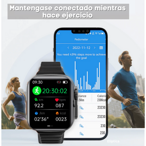RELOJ INTELIGENTE SMARTWATCH ULTRA + 1 CORREA ADICIONAL GRATIS