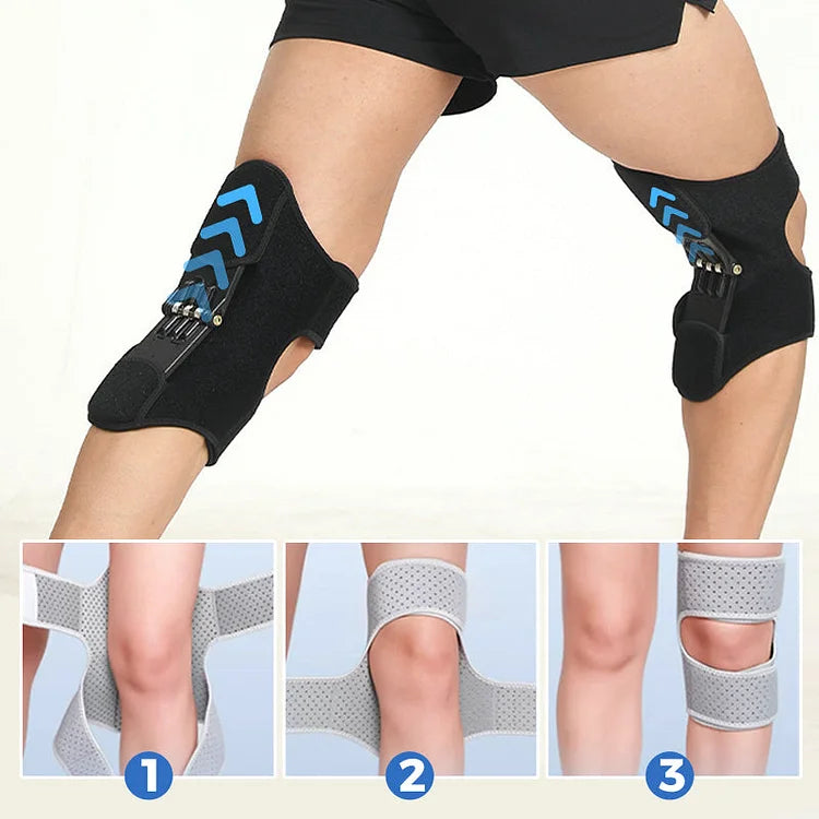 Set X2 Rodilleras Mecánicas Ortopédicas con Resortes Ajustables