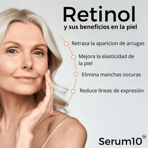 Retinol de 30ml Serum 10 - PROMOCION 50%