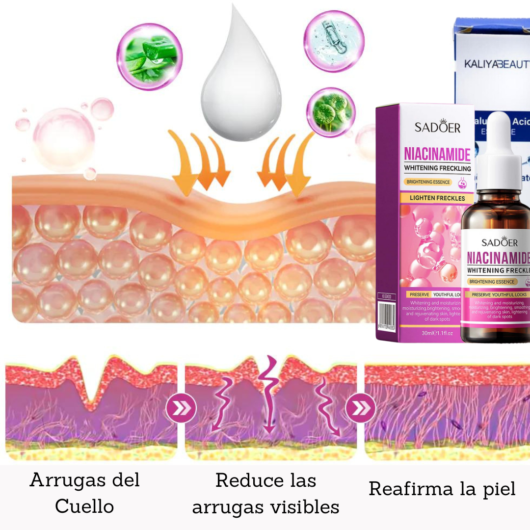 Serum Facial Aclarante con Nicotinamide PREMIUM - 50% DESCUENTO