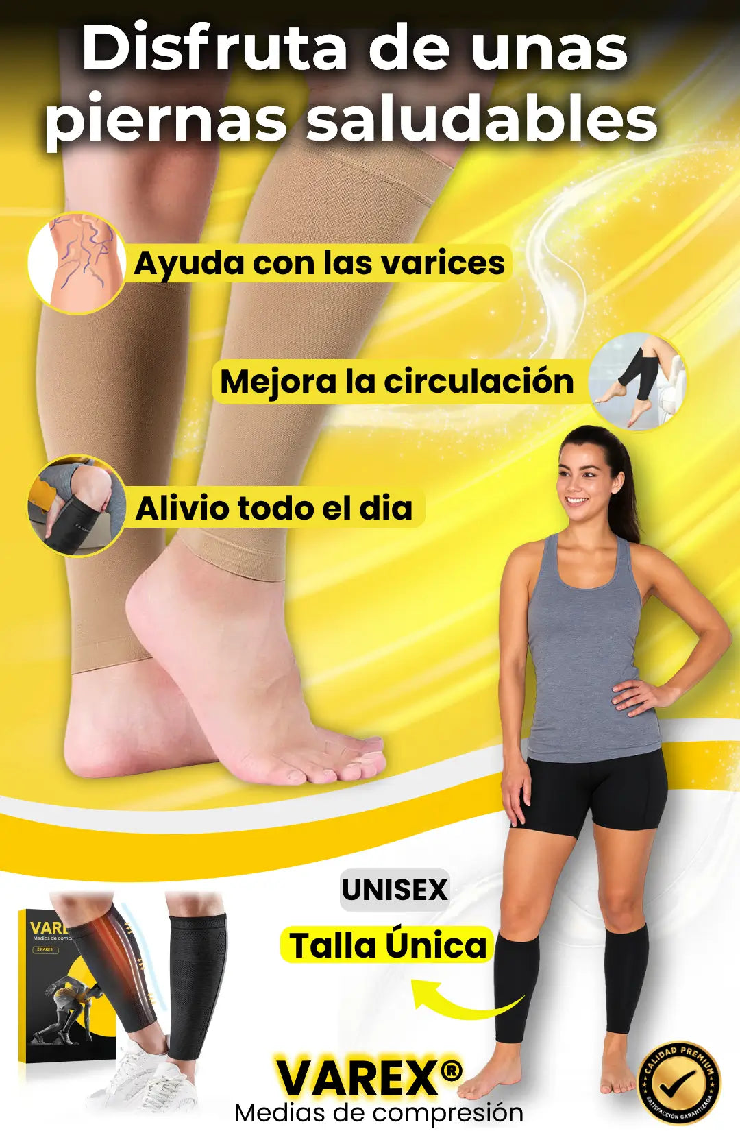 Duo Medias de Compresión - Envío gratis + Pago al recibir