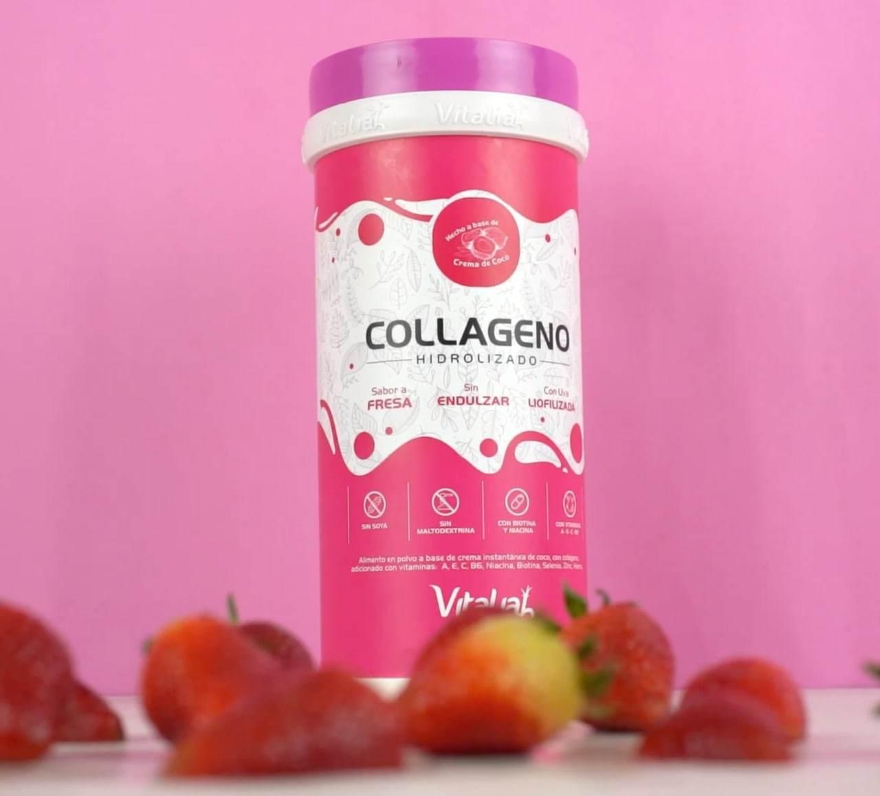 COLAGENO HIDROLIZADO SABOR A FRESA (700 GR)