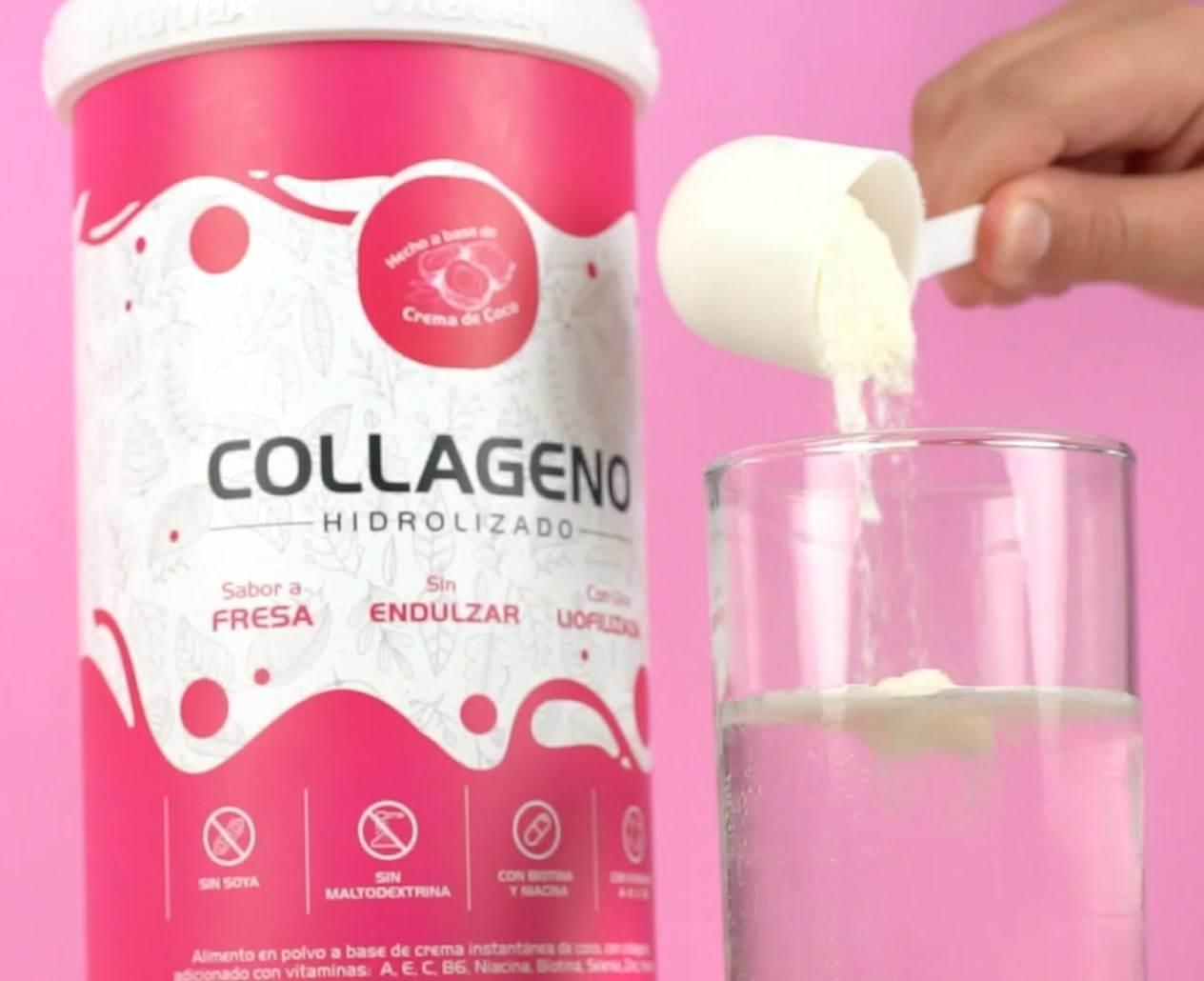COLAGENO HIDROLIZADO SABOR A FRESA (700 GR)