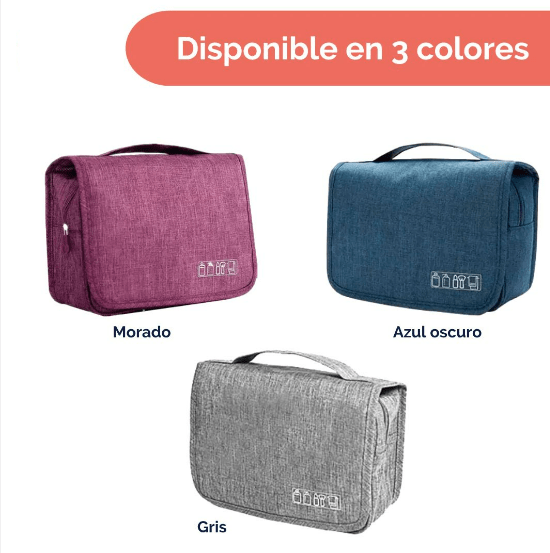 BOLSO ORGANIZADOR VIAJERO DE ARTICULOS DE CUIDADO PERSONAL