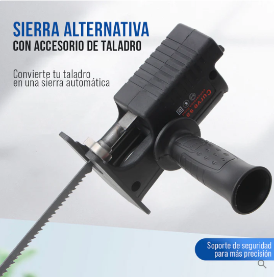 Adaptador Sierra Para Taladro + 3 CUCHILLAS - 50% DESCUENTO