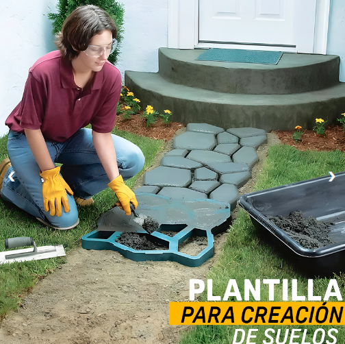 MagicFloor - Molde Reutilizable para Pisos con Diseño Profesional (TKLO)
