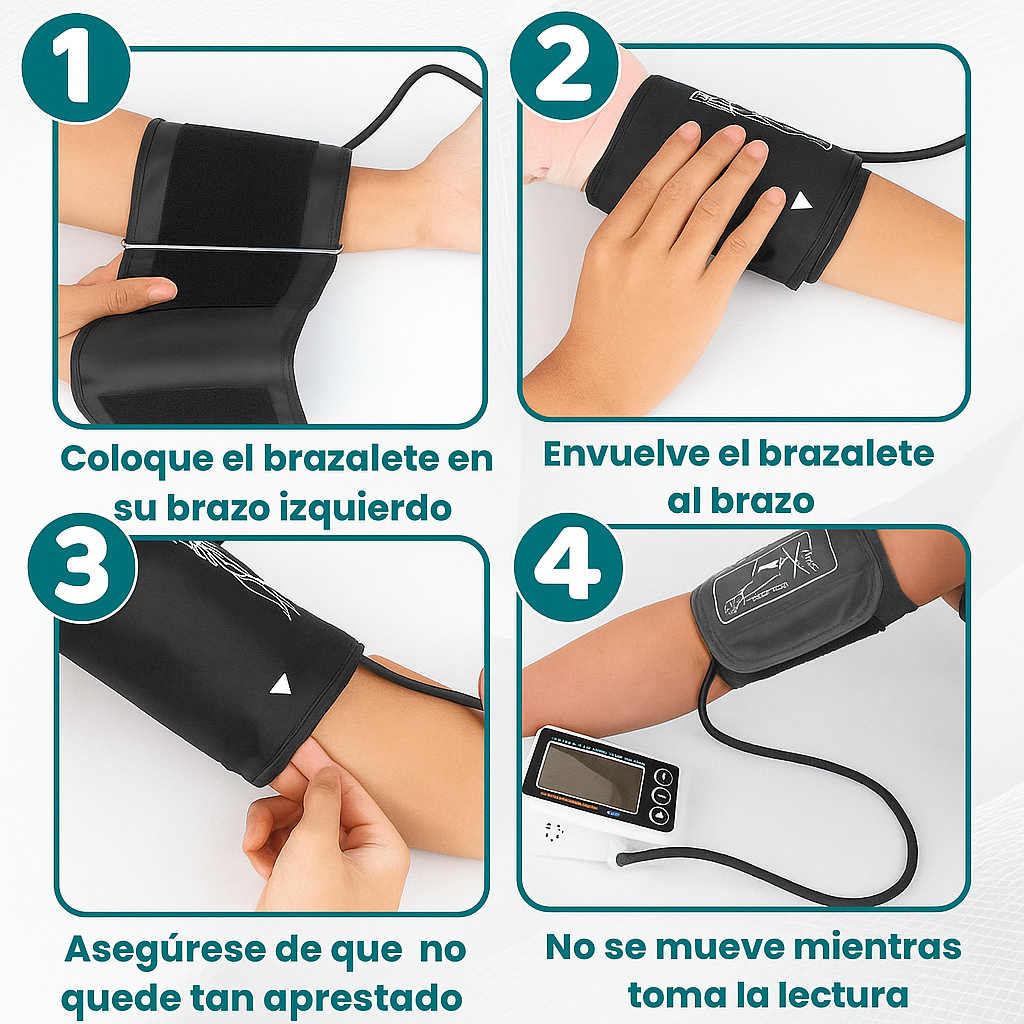Tensiómetro Digital con Voz en Español - Envío gratis + Pago al recibir