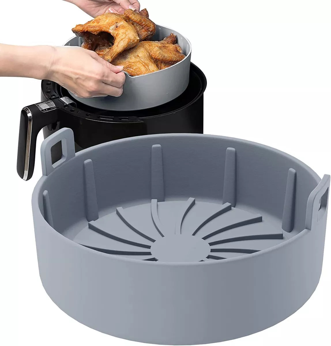 Bandeja De Silicona Para Air Fryer PREMIUM