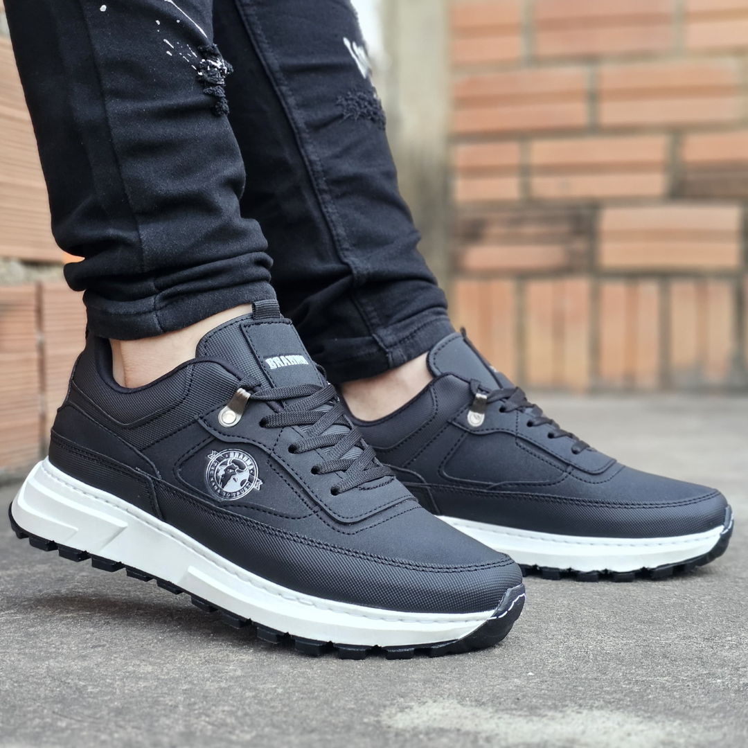 Zapatos de Hombre 100% Cosido + Regalo de 3 pares de Medias
