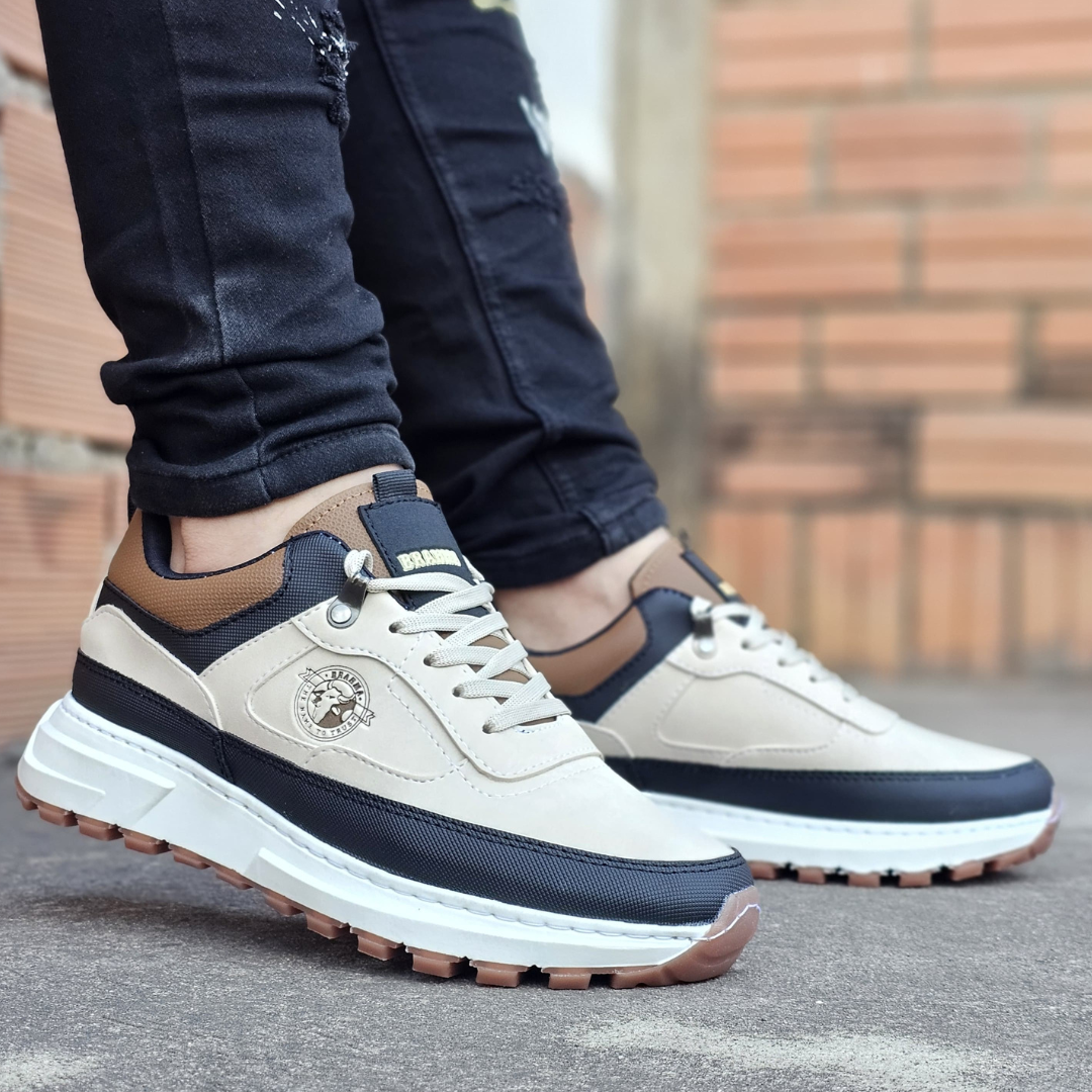 Zapatos de Hombre 100% Cosido + Regalo de 3 pares de Medias