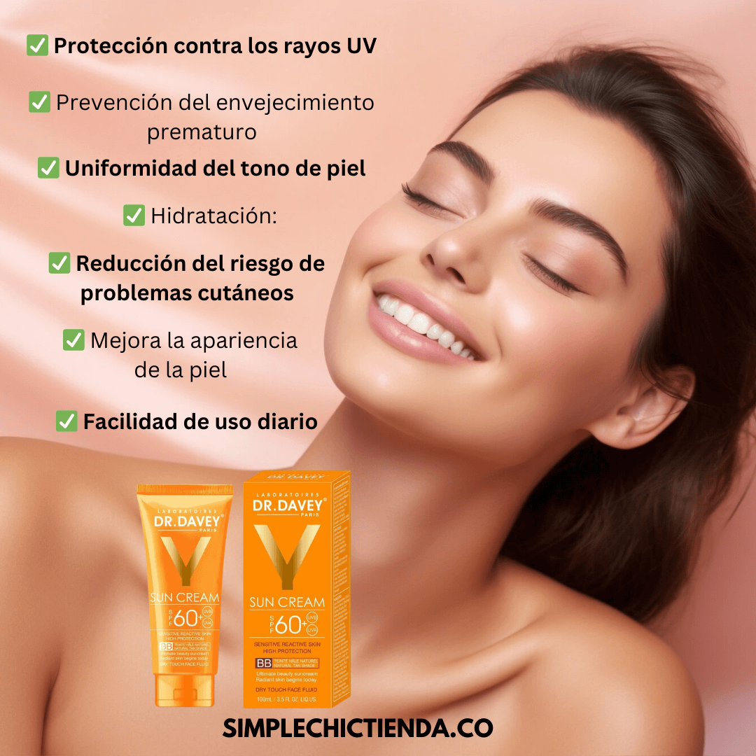 OFERTA 2X1 - Protector Solar efecto Base DR.DAVEY 🤩 Anti-Envejecimiento
