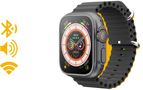RELOJ INTELIGENTE SMARTWATCH ULTRA + 1 CORREA ADICIONAL GRATIS- 50% DESCUENTO
