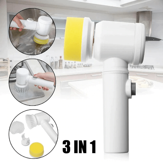 Cepillo electrico para limpieza facil (recargable, Inalambrico y multifuncional) - 50% Descuento