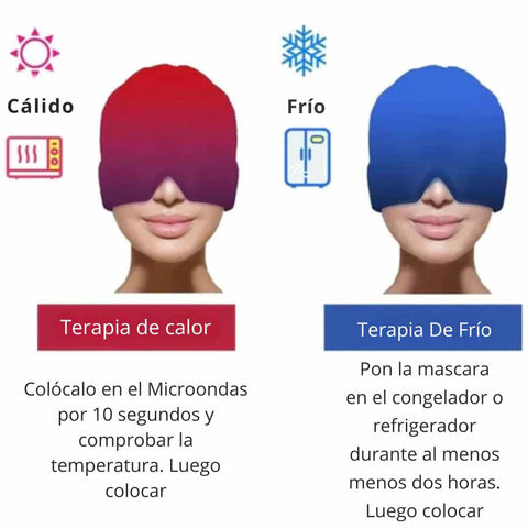 Gorro Funda Especial en Gel para Dolores de Cabeza o Migraña- 50% DESCUENTO