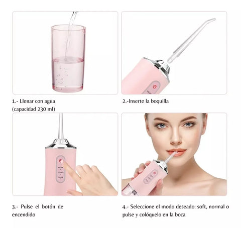 Irrigador OralFlow® | Dientes Blancos & Higiene Profunda + Accesorios Grátis - 50% DE DESCUENTO