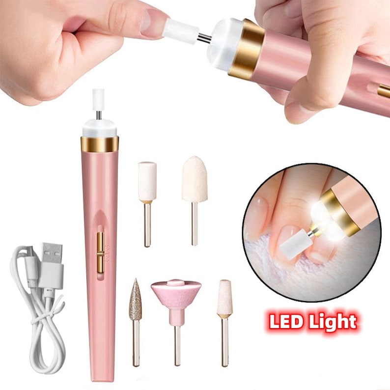 Kit Pulidor de Uñas Eléctrico – Brillo y Perfección Profesional en Segundos 🔥