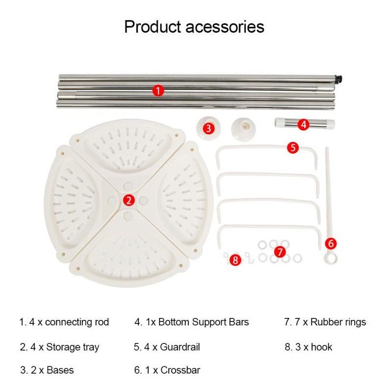 ESTANTE ESQUINERO PARA BAÑO