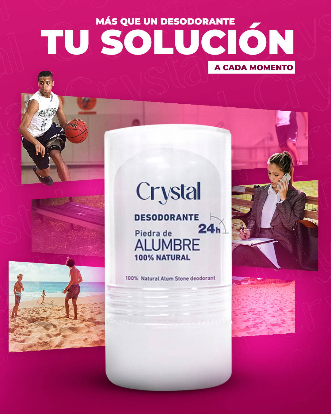 DESODORANTE PIEDRA DE ALUMBRE - 50% DESCUENTO HOY