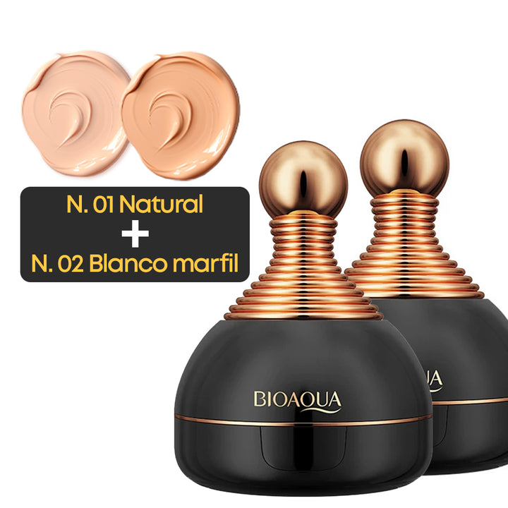 Base De Maquillaje Tono Natural - Cobertura total sin inperfecciones - 50% DESCUENTO