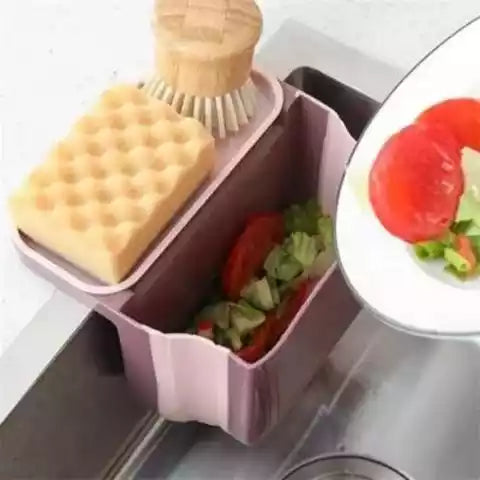Organizador y Escurridor para lavaplatos plegable