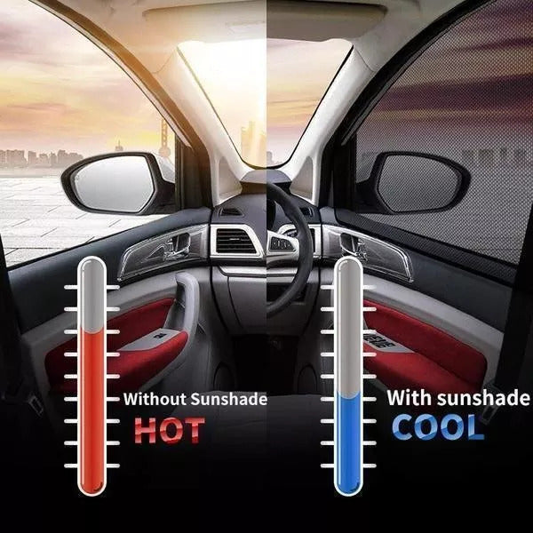 KIT X4 Parasoles de autos universal (4 VENTANAS) - 50% DESCUENTO