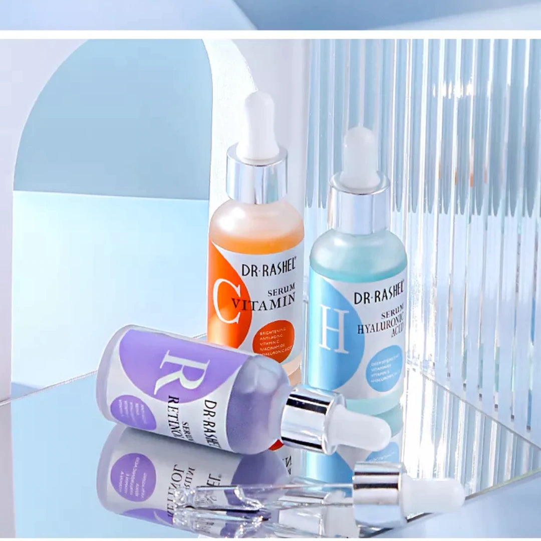 NUEVO KIT COMPLETO REJUVENECEDOR (Vitamina C+Retinol+ Acido Hialuronico)