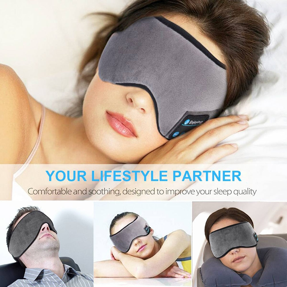Nuevo Antifaz con Auriculares para Dormir - Sleeppremium™ Max