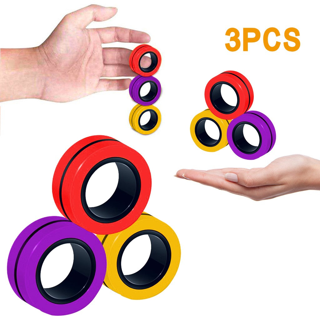 JUEGO X3 ANILLOS MAGNETICOS ANTIESTRES