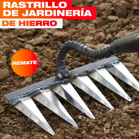 RASTRILLO DE JARDINERÍA MULTIFUNCIONAL - 50% DESCUENTO HOY