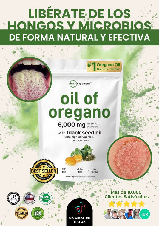 Aceite de Orégano + Semilla Negra – Formula Potenciada
