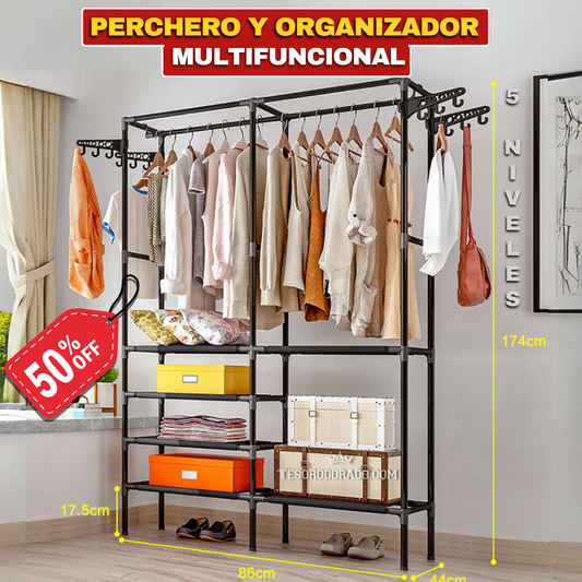 ORGANIZADOR DE ROPA ARMABLE - 50% DESCUENTO