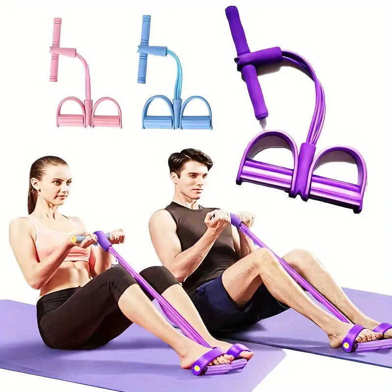 Banda de Pedal Elástica BodyFlex® – Estiramiento, Tonificación y Fortalecimiento 🔥