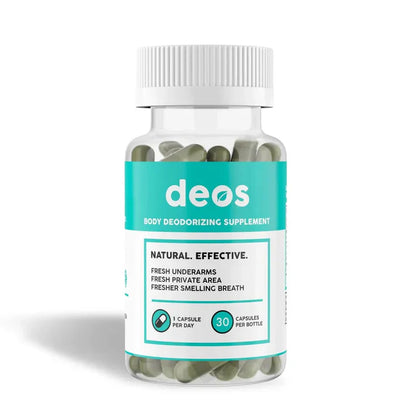 Deos™ | Suplemento Desodorante Corporal Total (30 Cápsulas)