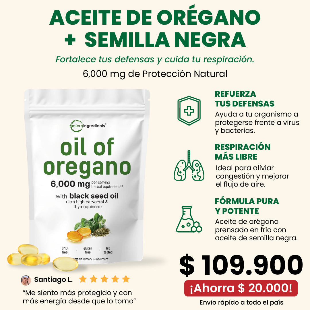 Aceite de Orégano + Semilla Negra – Formula Potenciada (FB)