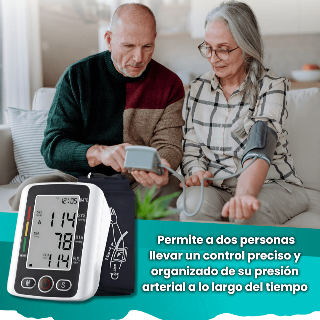Tensiómetro Digital con Voz en Español - Envío gratis + Pago al recibir