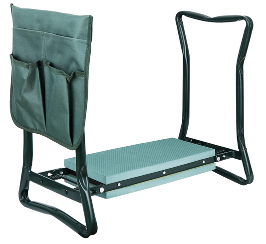 ASIENTO PLEGABLE DE JARDIN - PARA ARRODILLARSE Y SENTARSE DE ALTA RESISTENCIA - 50% DESCUENTO