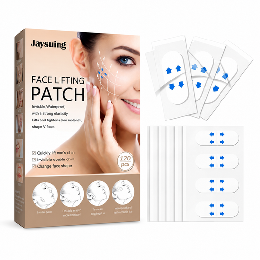 Parches Tensores Faciales Invisibles (120 Pzs) – Efecto Lifting Instantáneo sin Cirugía