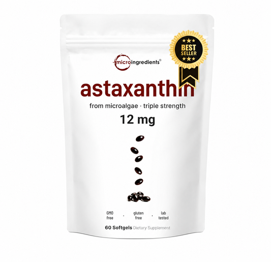 Astaxantina 12mg Premium | Potente Antioxidante para una Vida Más Saludable