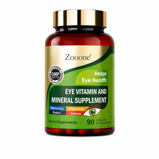Suplemento de Salud Visual Zooone® – Luteína, Zeaxantina y Arándano (90 Cápsulas)