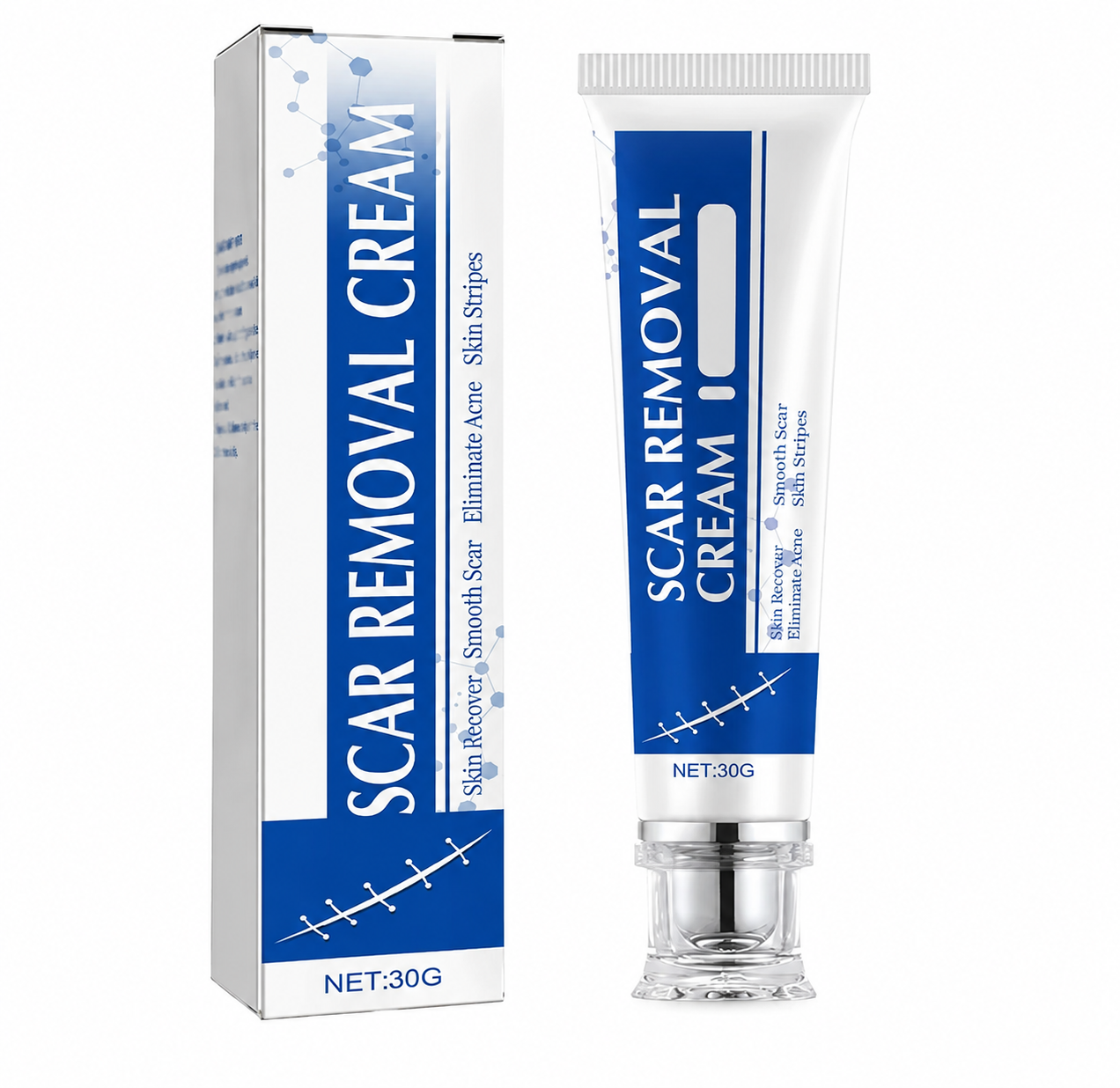 Crema Reparadora de Cicatrices y Acné - Restauración Cutánea Intensiva (30g)