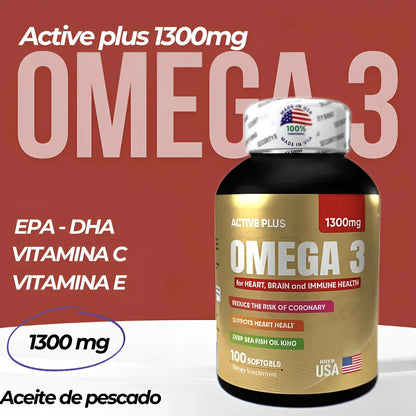 OMEGA-3 1300MG - ENVIO GRATIS + PAGO CONTRA ENTREGA