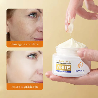 Crema vitamina C white Bioaqua- 50% DESCUENTO