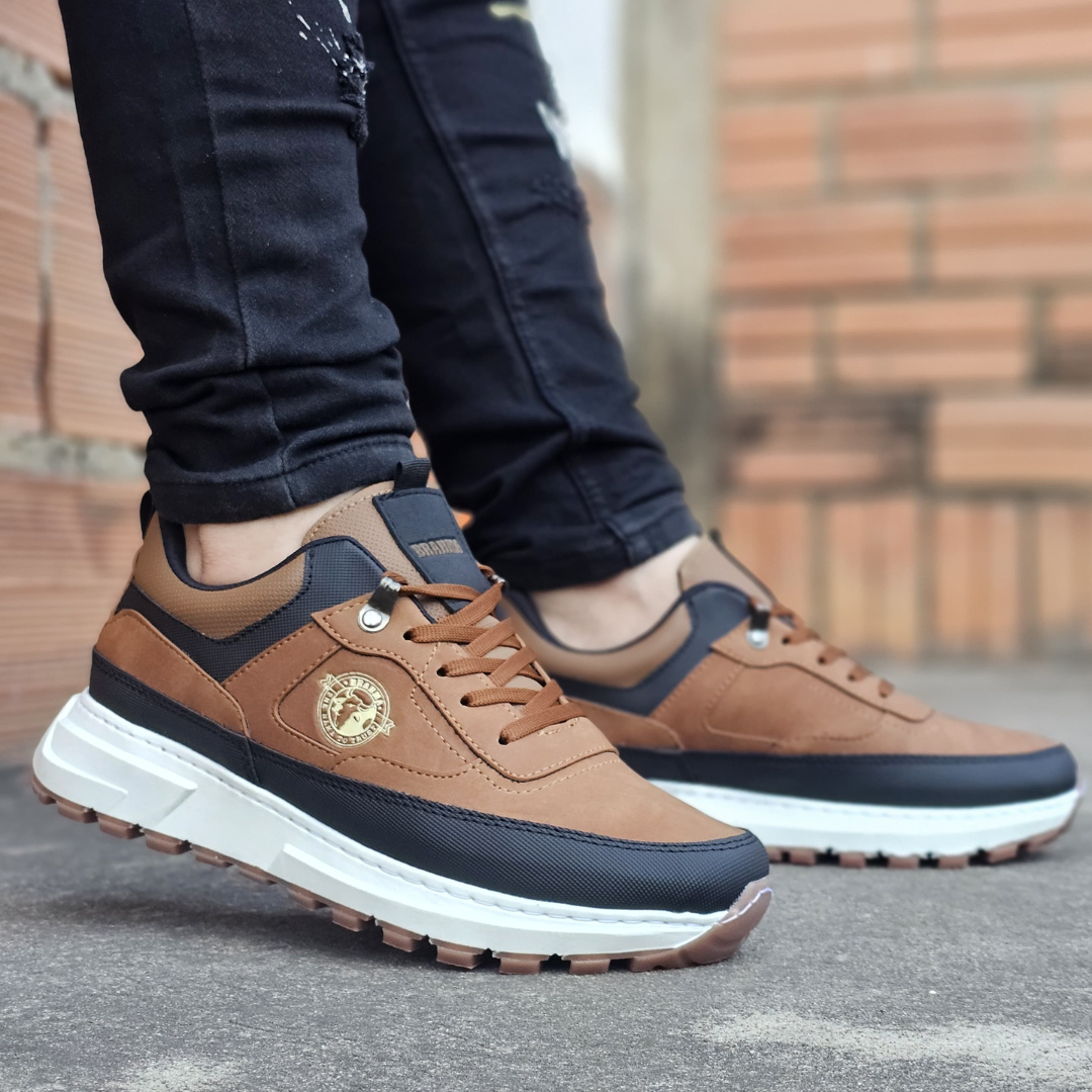 Zapatos de Hombre 100% Cosido + Regalo de 3 pares de Medias
