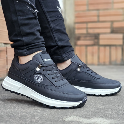 Zapatos de Hombre 100% Cosido + Regalo de 3 pares de Medias