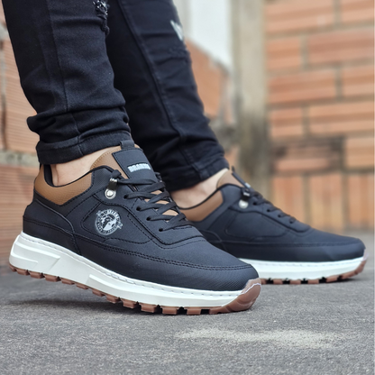 Zapatos de Hombre 100% Cosido + Regalo de 3 pares de Medias